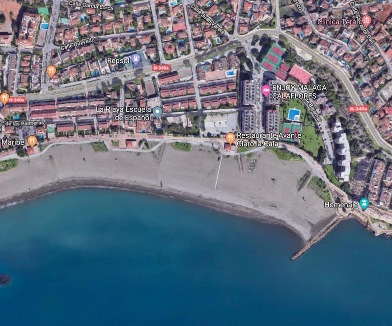 Playa La Cala In Front Of The Beach Free Parking มาลากา ภายนอก รูปภาพ